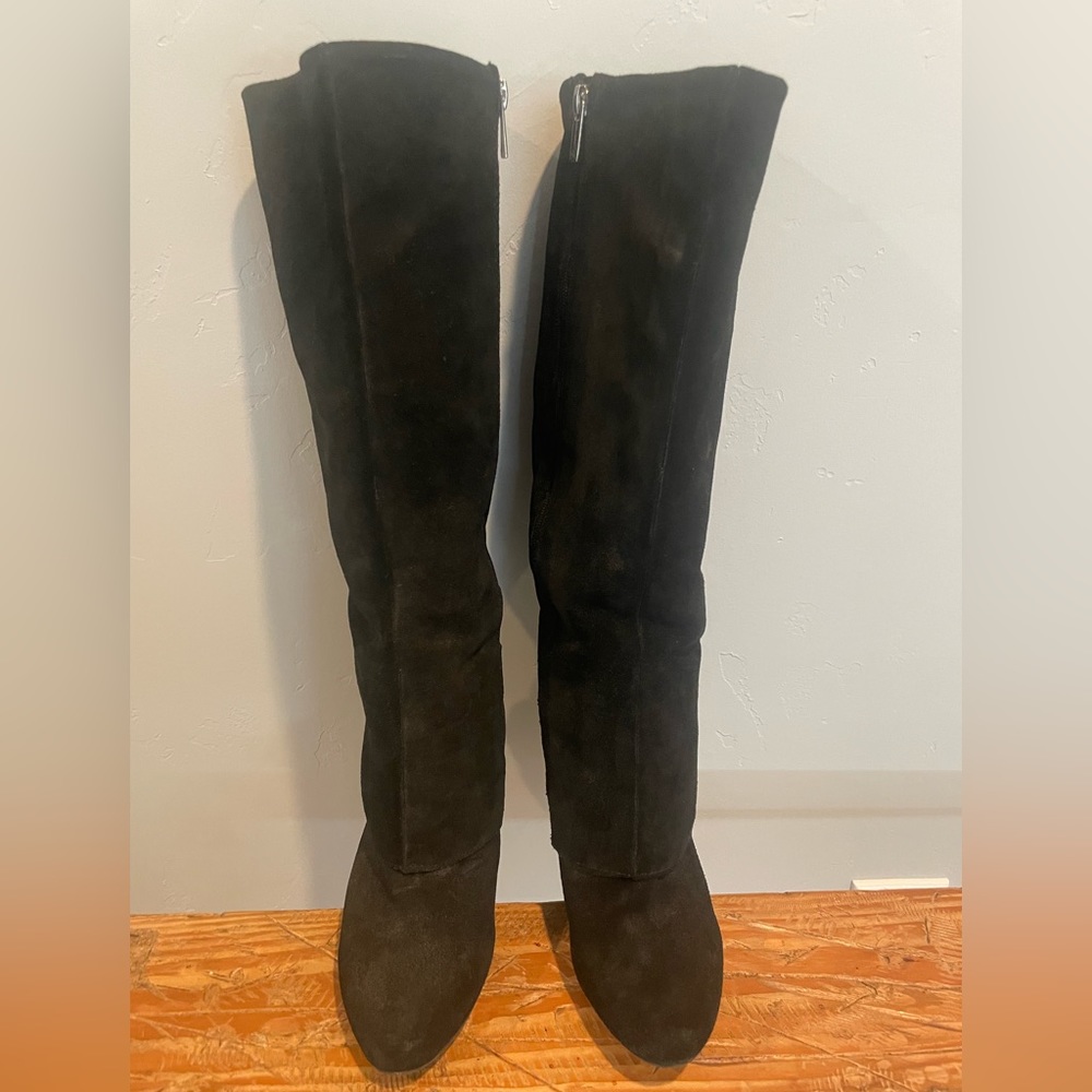 jessica Simpson suede black knee high boots